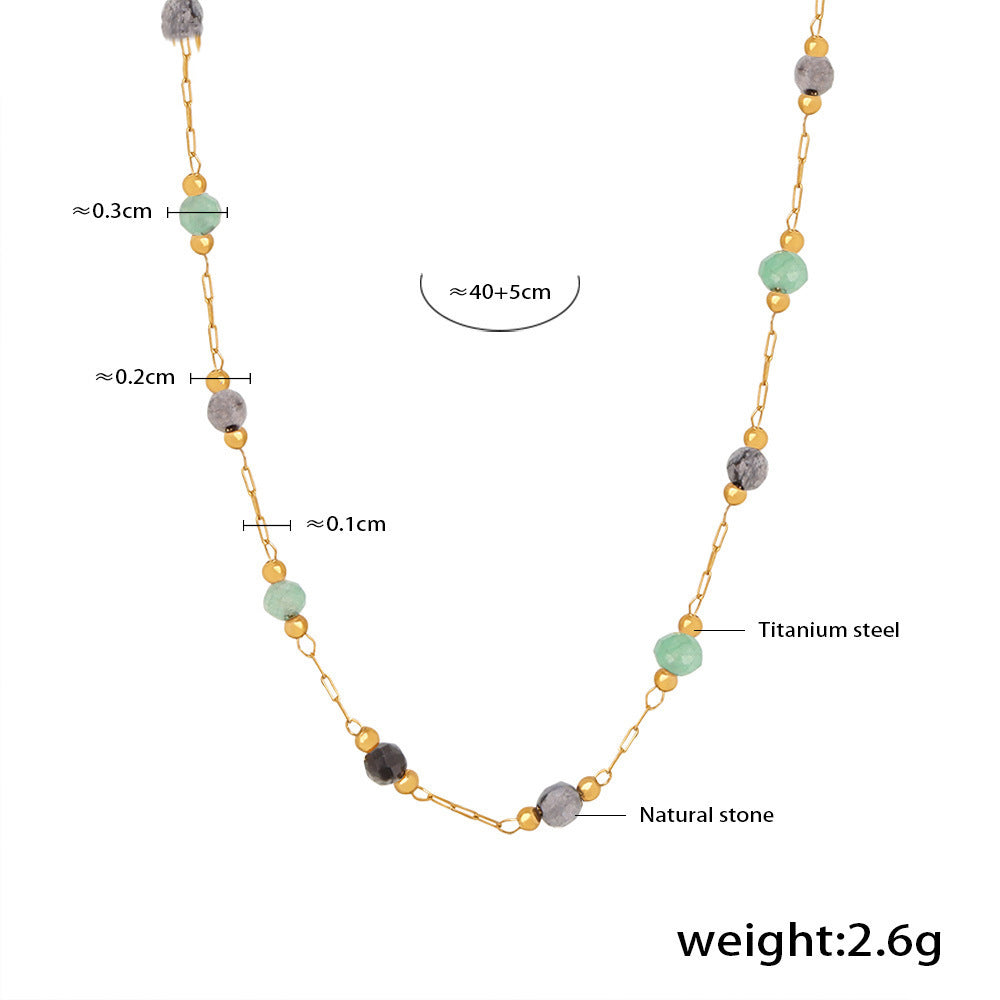 Double Layer Stacked Necklace, Collarbone Necklace CSOMALL