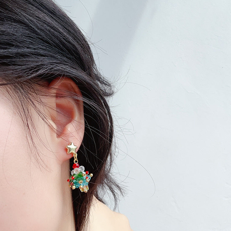 Christmas Tree Earrings CSOMALL