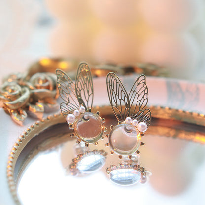 Fairy Ear Transparent Wing Glamorous Earrings CSOMALL