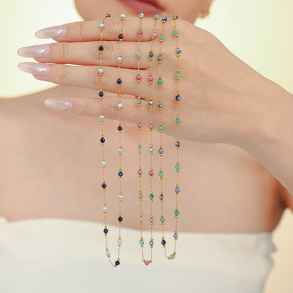 Double Layer Stacked Necklace, Collarbone Necklace CSOMALL