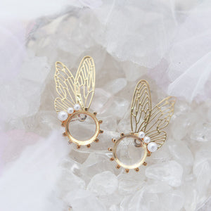 Fairy Ear Transparent Wing Glamorous Earrings CSOMALL