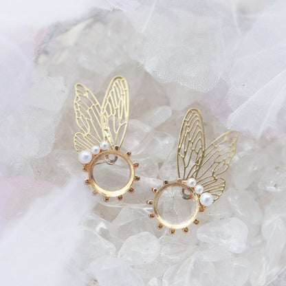 Fairy Ear Transparent Wing Glamorous Earrings CSOMALL