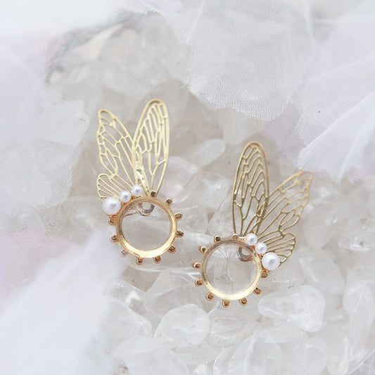 Fairy Ear Transparent Wing Glamorous Earrings