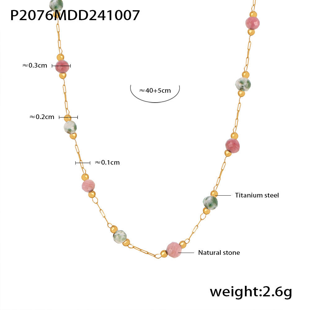 Double layer necklace in gift-ready packaging