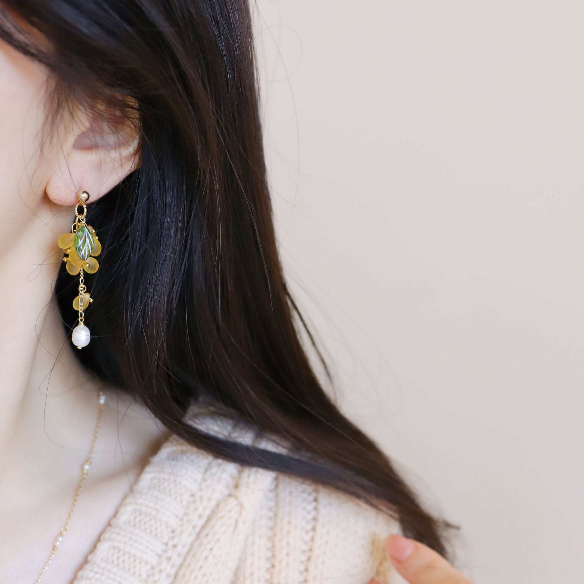 Yellow Grape earrings CSOMALL