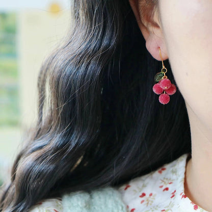 Grape Earrings, Berry Fruit Earrings CSOMALL