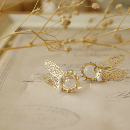 Fairy Ear Transparent Wing Glamorous Earrings CSOMALL