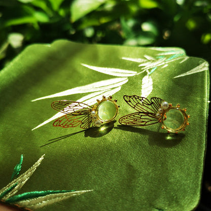 Fairy Ear Transparent Wing Glamorous Earrings CSOMALL