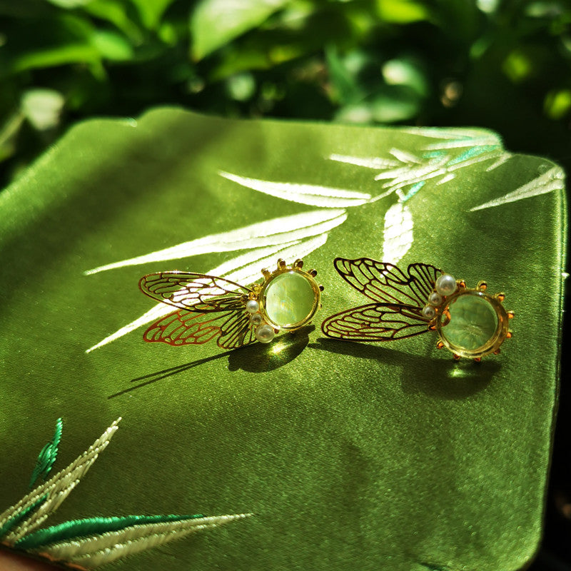 Fairy Ear Transparent Wing Glamorous Earrings CSOMALL