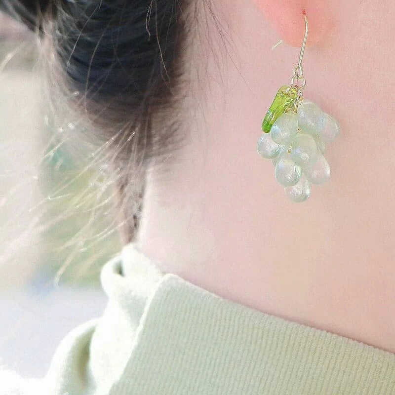 Fruit Earrings, Sweet Grape Earring CSOMALL