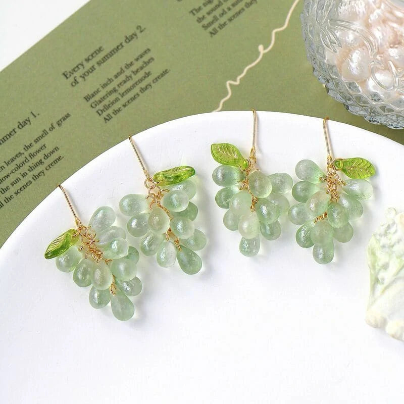 Fruit Earrings, Sweet Grape Earring CSOMALL