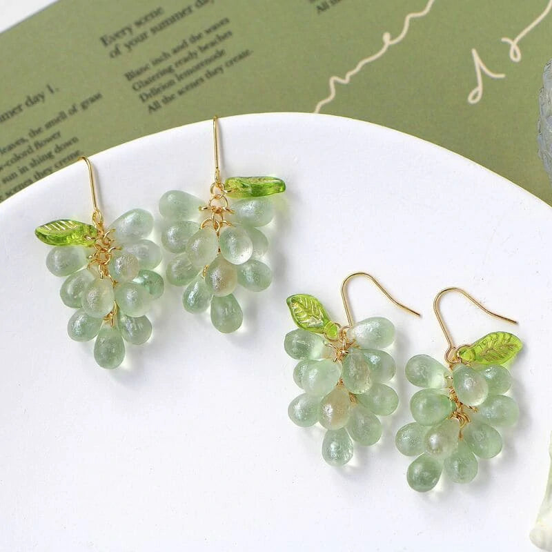 Fruit Earrings, Sweet Grape Earring CSOMALL
