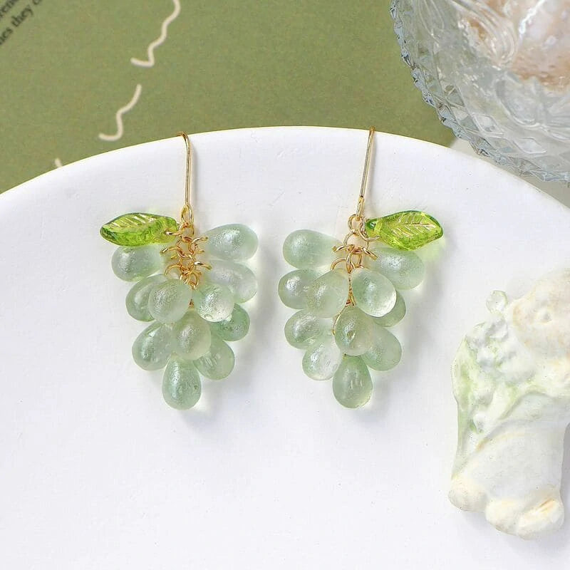 Fruit Earrings, Sweet Grape Earring CSOMALL
