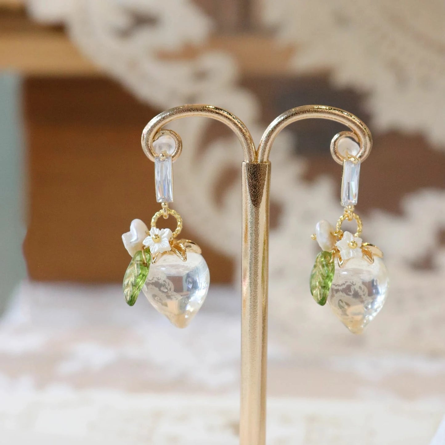 Strawberry dangle earrings CSOMALL