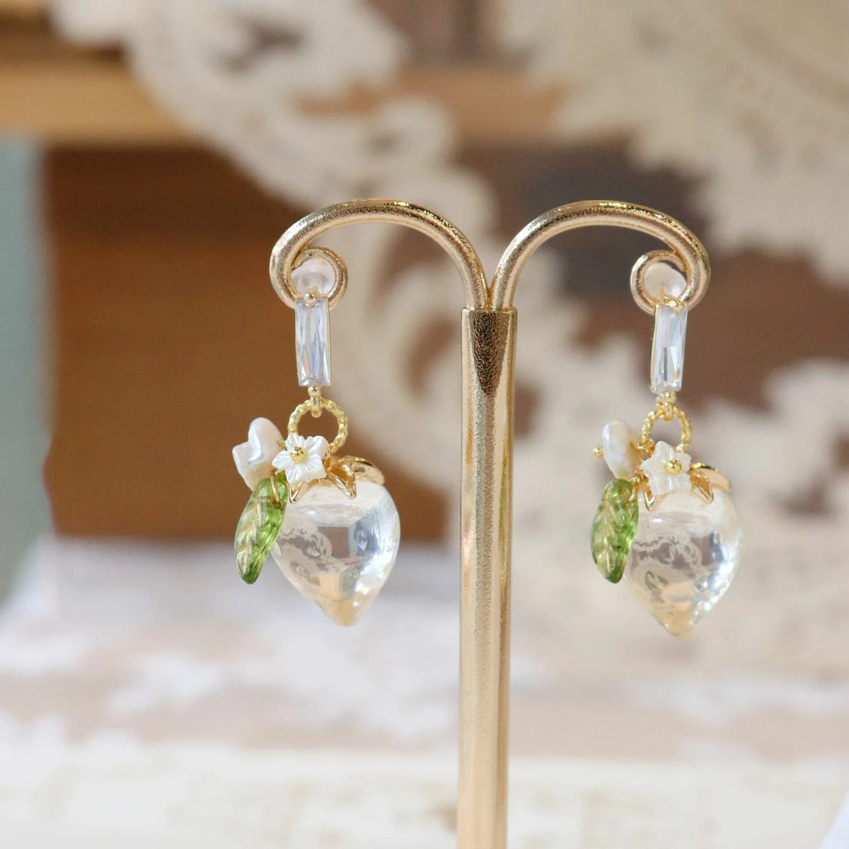 Strawberry dangle earrings CSOMALL