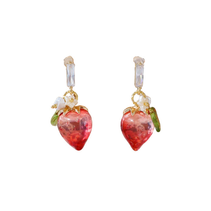 Strawberry dangle earrings CSOMALL
