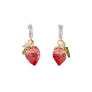 Strawberry dangle earrings CSOMALL